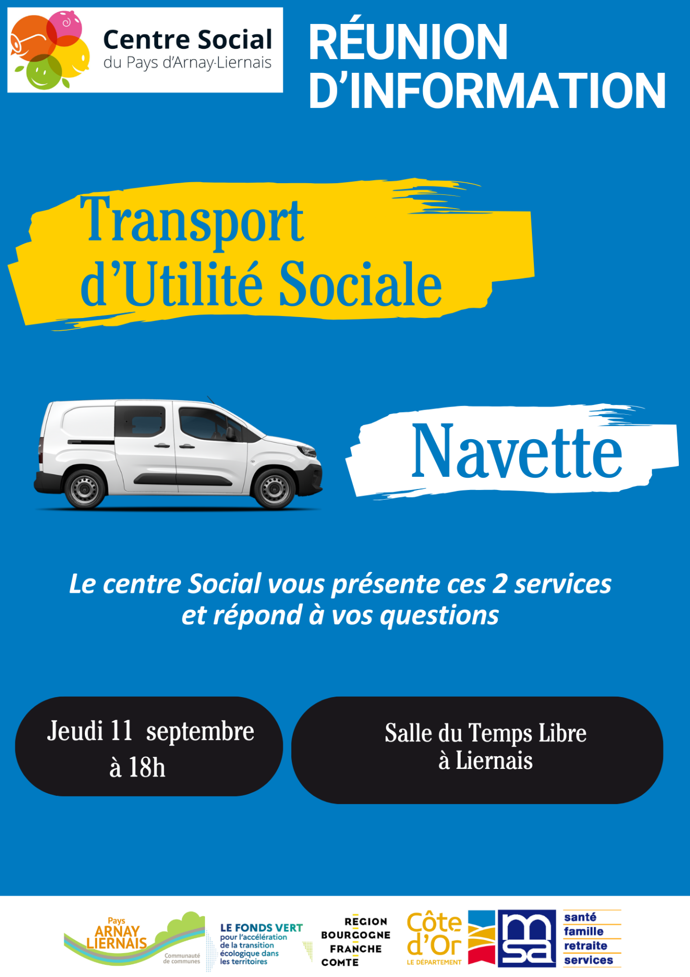 Réunion transport utilité sociale