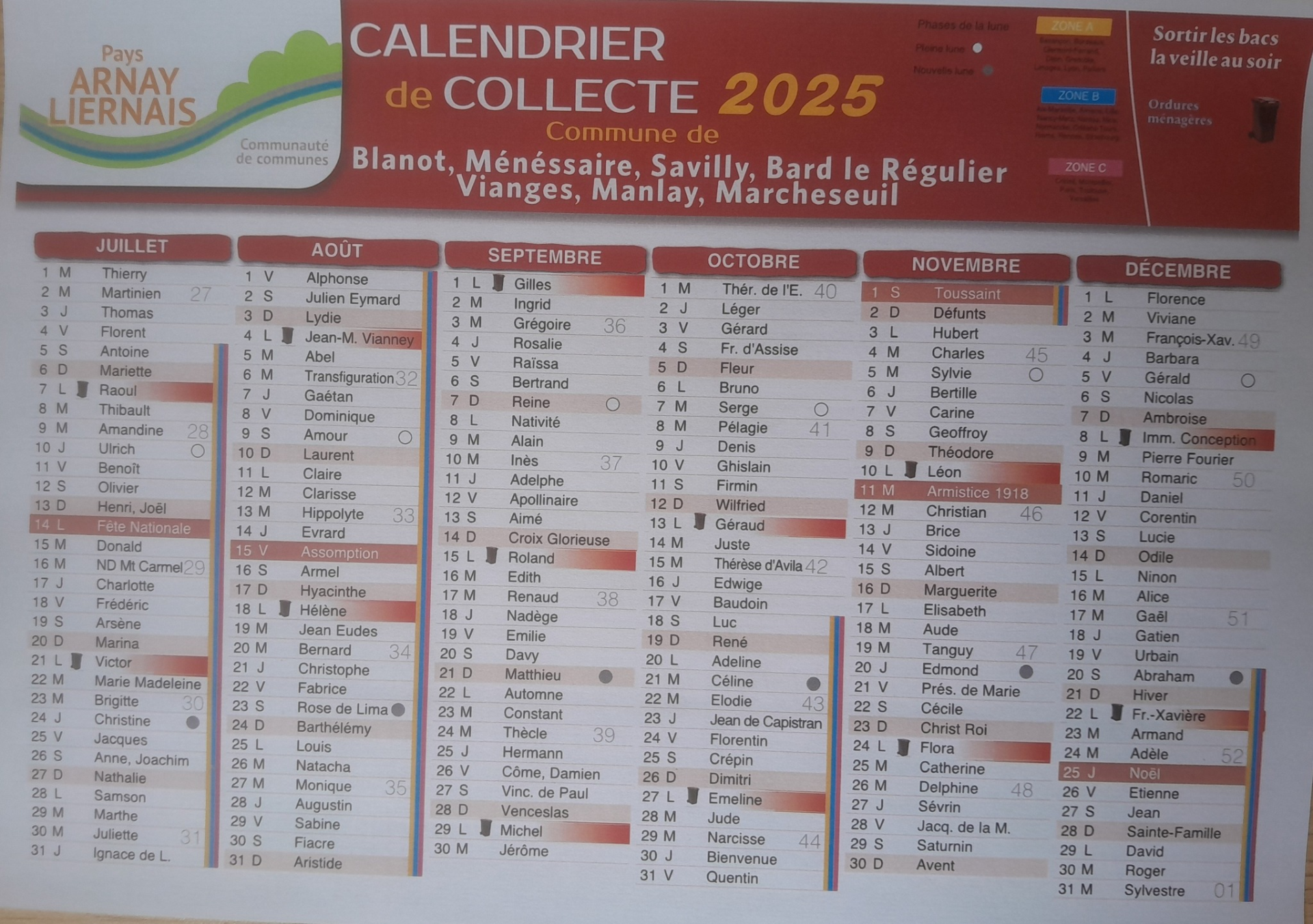 calendrier